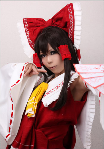 東方Project 博麗霊夢 風 ウィッグ