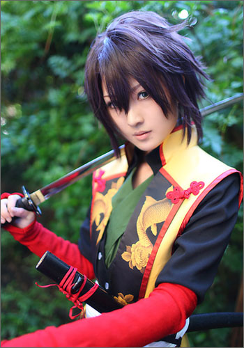 沖田総司 洋装 風 ウィッグ