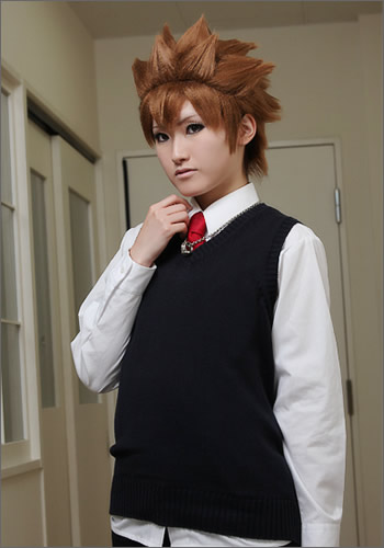 家庭教師ヒットマンREBORN ツナ 風 ウィッグ