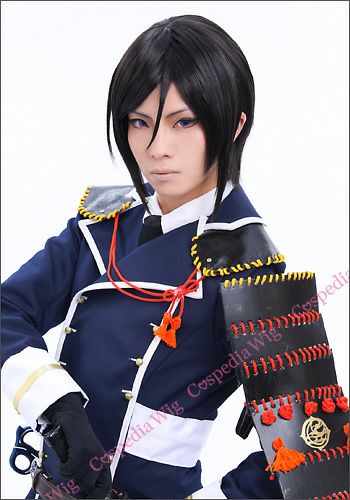 刀剣乱舞 薬研藤四郎 風 ウィッグ 【カラー変更可】 刀剣乱舞 風 
