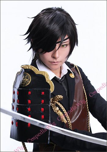 刀剣乱舞 燭台切光忠 風 ウィッグ 【カラー変更可】 刀剣乱舞 風  