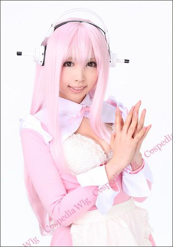 新作 すーぱーそに子 ソニコミ 風 すー 【カラー変更可】 ウィッグ ホビー・楽器・アート
